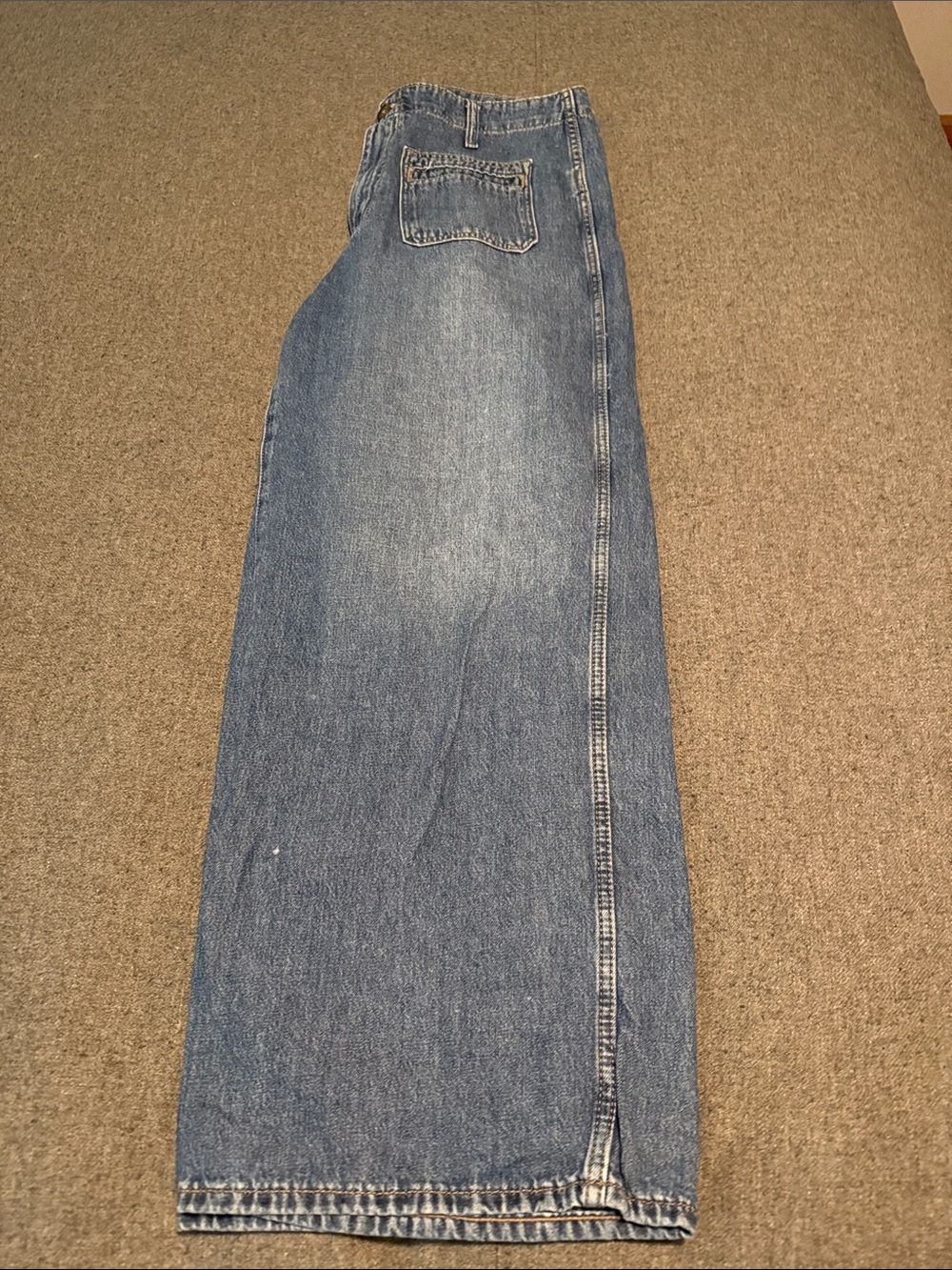 Old Navy high rise baggy wide leg jeans, 12